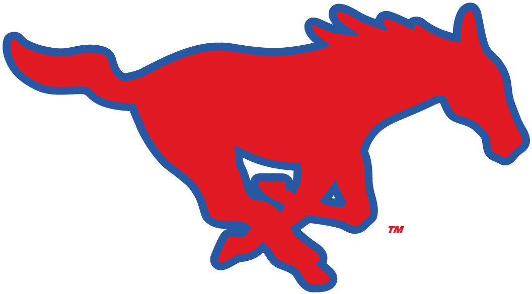 Southern Methodist Mustangs 2008-Pres Primary Logo iron on transfers for clothing